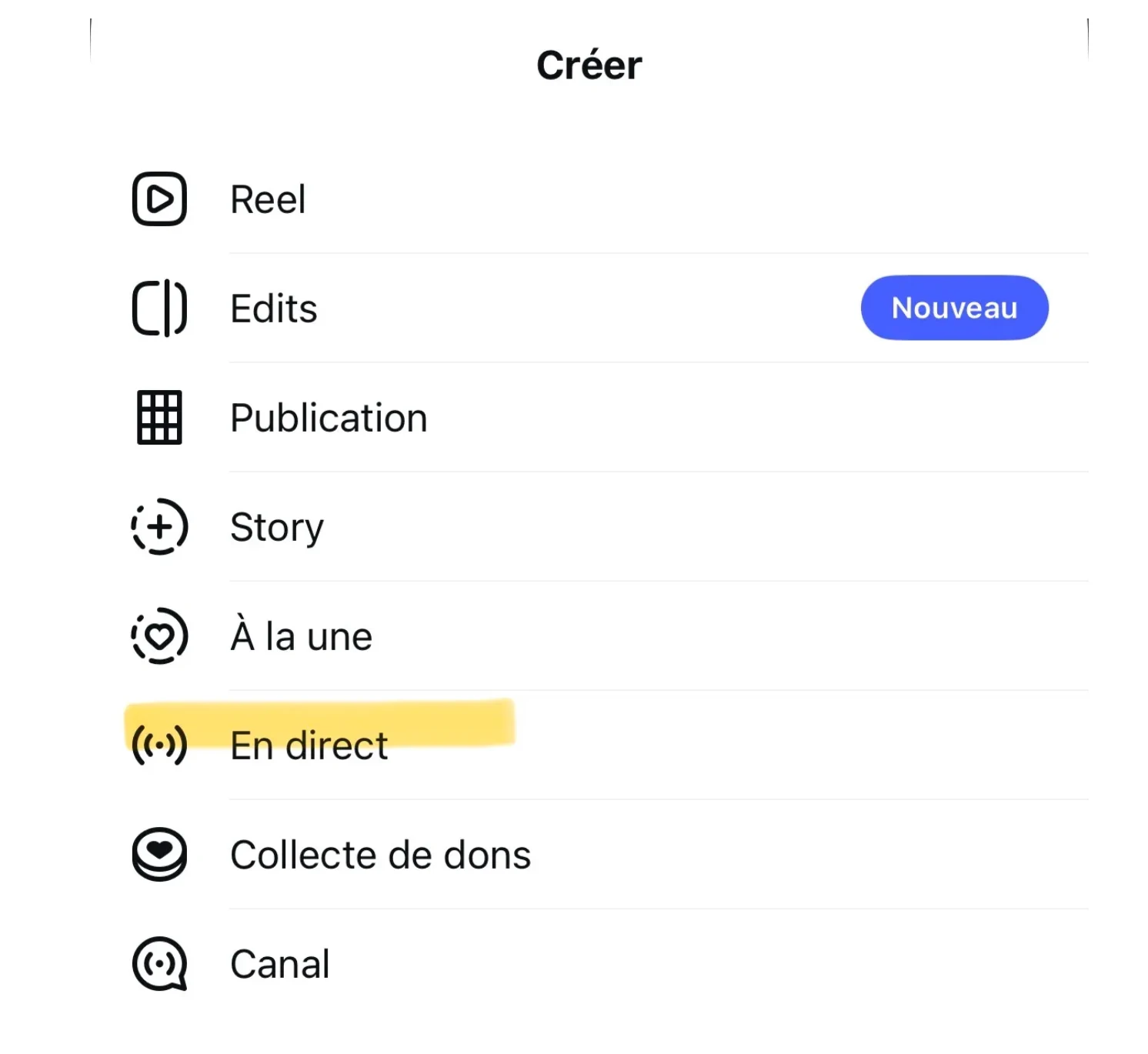 Live instagram fonctionnalites live Instagram